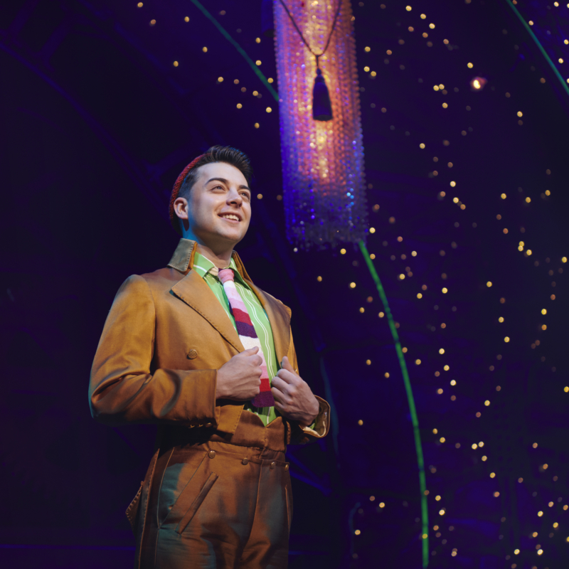 Jed Berry as Boq in the UK Touring production of Wicked